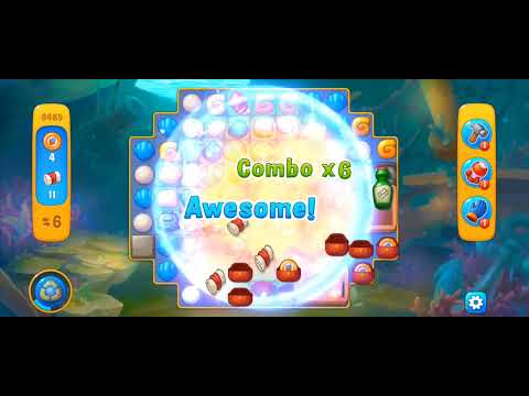 Fishdom Easy Level 9485 (with ingame boosters) @choraelmin