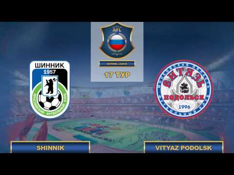 AFL16.FNL.17 Тур. Shinnik - Vityaz
