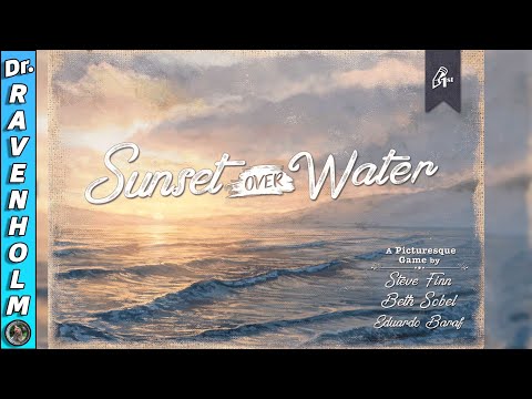 Sunset Over Water - Solo Playthrough, Setup, Rules and Card Art