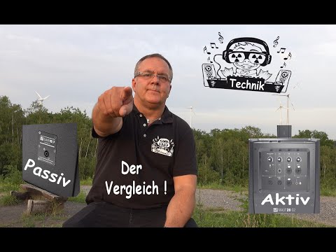 Dj Atommic Dortmund erklärt aktive und passive PA Anlagen