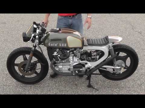 Low and Mean" Cafe Racer 500 from 78 Honda CX500, Walk around and build