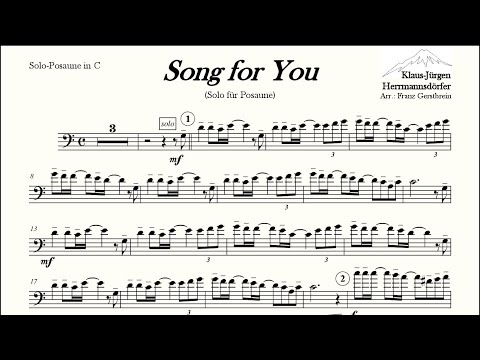 Song for you - Solo für Posaune