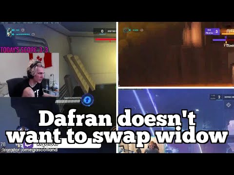 WTF Overwatch Highlights: Dafran doesn't want to swap widow