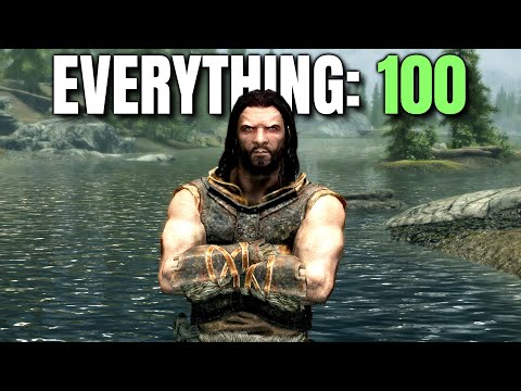Skyrim, but I start with MAX skills