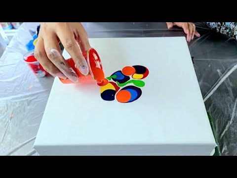 10 AMAZING Rainbow Inspired Acrylic Pour Paintings - Color Inspiration - Abstract Fluid Art