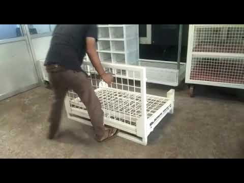 Steel Cage Pallets, For Automobile Industry, Rectangular video by Sheetla Techno Industries