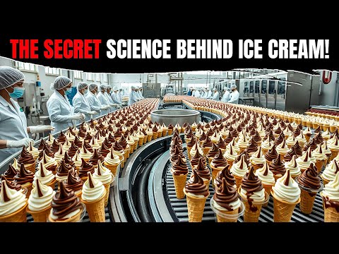 The Fascinating Factory Process Behind Ice Cream Production!