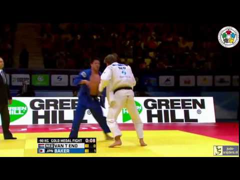 Judo 2015 Grand Slam Baku: van t End (NED) - Baker (JPN) [-90kg] final