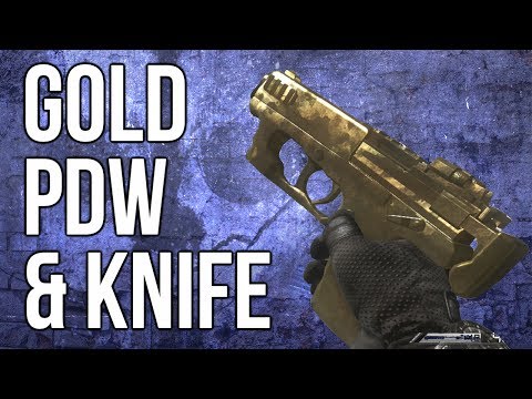 Ghosts In Depth - Gold PDW & Gold Knife (Damage, Speed, & Rate of Fire)
