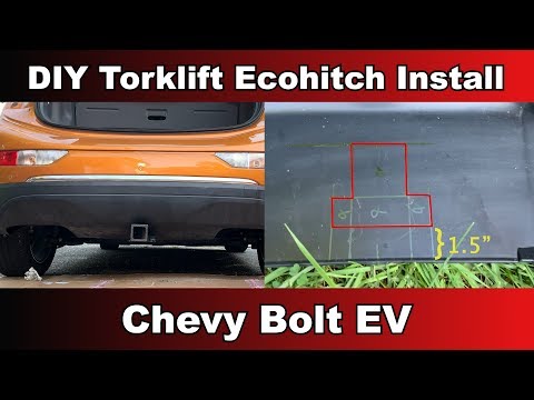 Torklift Ecohitch unboxing and DIY install on a Chevy Bolt