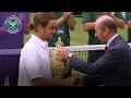 Reliving Roger Federer's eight Wimbledon wins