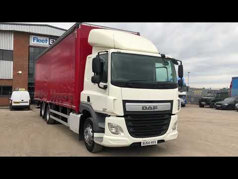 New In Stocklist For Sale: DAF CF330 26TONNE  EU 6 CURTAINSIDER 2014 - BU64 HVX