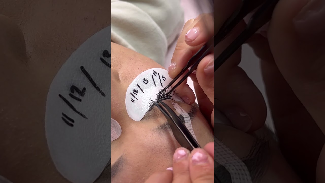 WISPY classic lashes ✨ #lashextensions #lashes