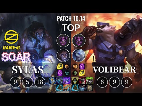 OZ SoaR Sylas vs Volibear Top - KR Patch 10.14