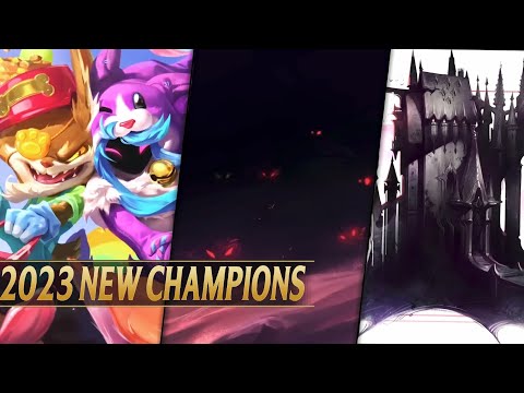 2023 NEW CHAMPIONS - Milio, Naafiri, Vampire Jungler, Artistic Mage - New Skins - League of Legends