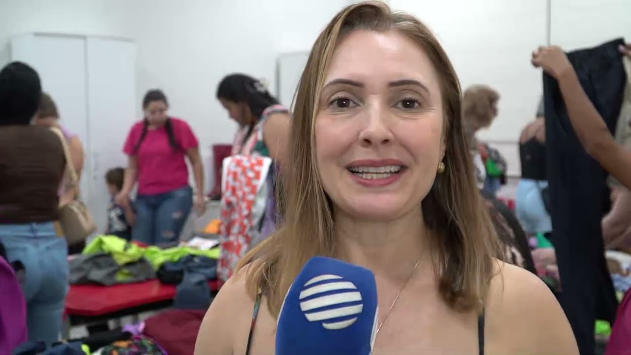 Bazar solidário transforma doações em gestos de amor e ajuda ao próximo