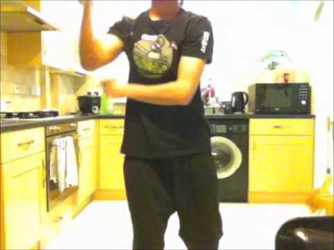 Martial art nunchaku Demonstration