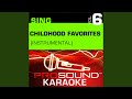Barney Theme Karaoke Instrumental Track In The Style Of Children S Favorites