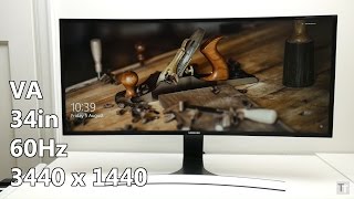 Video thumbnail for Samsung S34E790C review - IPS vs VA by TechyTalk