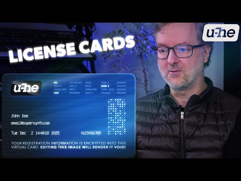 u-he License Cards