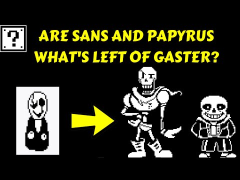 The Truth Behind Sans and Papyrus | Undertale Theory