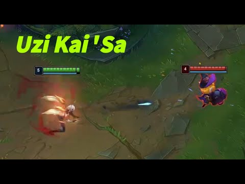 UZI KAI'SA VS TRISTANA, HE IS A MONSTER ON KAI'SA!