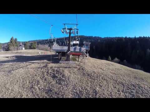 Risalita integrale seggiovia Nascivera "Laghet - Doss"; Andalo (TN) 28/12/2016 (Chairlift)
