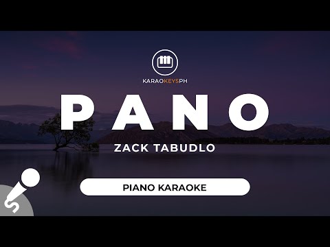 Pano - Zack Tabudlo (Female Key - Piano Karaoke)