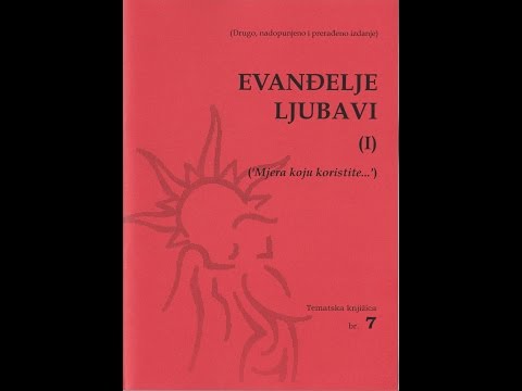 Knjižica - "EVANĐELJE LJUBAVI (I)