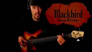 (Bass+vocal cover) Blackbird played on a Rob Allen Guitars Solid 4