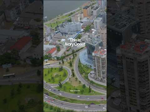 Ivory Coast from bird's view #travel