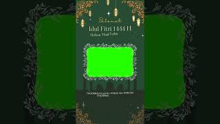 Download lagu Free Green Screen Ucapan Selamat Idul Fitri 1444H mp3