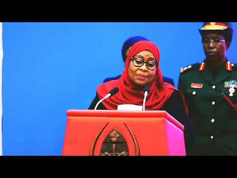 President of the United Republic of Tanzania, H.E. Dr. Samia Suluhu Hassan, speaking on human rights at the Tanzania Public Bar Association (TPBA) AGM