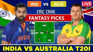 🔴Live 2nd T20I: India 🇮🇳 vs Australia 🇦🇺 Dream11 Team Prediction Today | IND vs AUS🏏