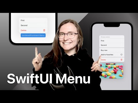 SwiftUI Menu and Context Menu: How to Show Buttons with Dropdown Lists