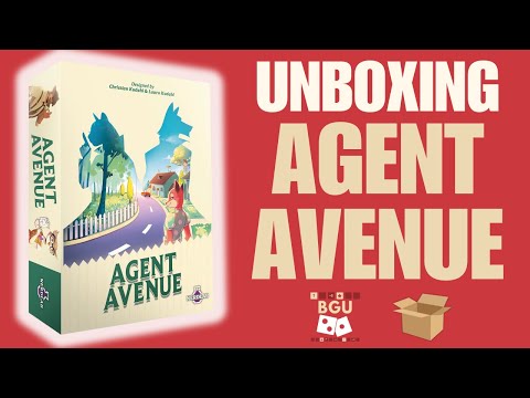 Agent Avenue Board Game Unboxing