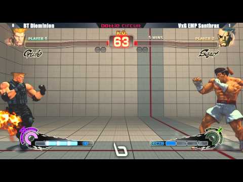 SSF4 AE2012 BT Dieminion vs VxG EMP Santhrax - Next Level Battle Circuit #1 Tournament