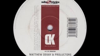 Matthew Dekay & Proluctors ‎– God's Answer (Original Mix)