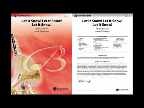 Let It Snow! Let It Snow! Let It Snow!, arr. Michael Kamuf – Score & Sound