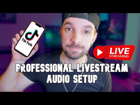 HOW To Get Professional Audio On TIKTOK Livestream | Guitar + Microphone + Backing Tracks