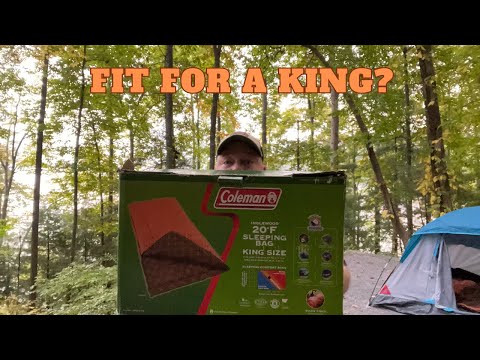 Reviewing the Coleman Inglewood 20 King Sleeping Bag - Camping in NE Tennessee - Borvo Broth