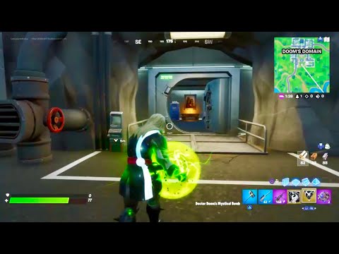 Fortnite Nexus Season 4 - DOOM’S DOMAIN TOUR - How to Find Mythic Dr Doom stuff