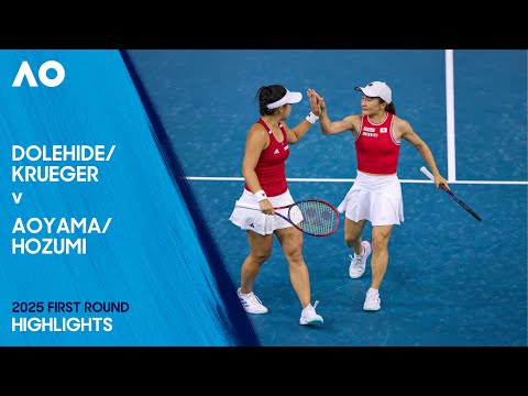 Dolehide/Krueger v Aoyama/Hozumi Highlights | Australian Open 2025 First Round