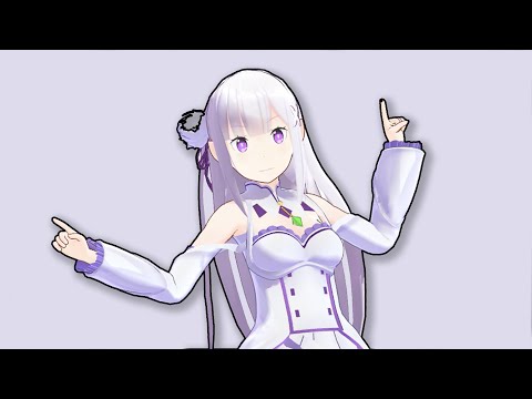 Re : Zero Emilia - The Transient Apple Salesgirl (林檎売りの泡沫少女) MMD