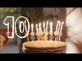 10 Second Countdown With Happy Birthday Video