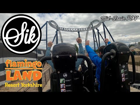 Sik - On-Ride POV - (mid-train) - Sik Opening day - Flamingo Land. 4K