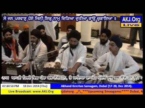 004_Dubai Samagam - 18 Dec 2014 Evening - Bh Mahabir Singh Jee (Dubai)