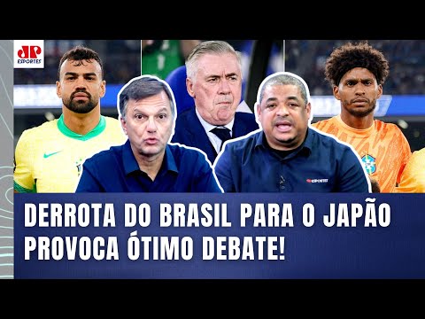 "Ele SEPULTOU a chance de IR À COPA! COMO o ANCELOTTI VAI CONFIAR???" | DERROTA da Seleção pro Japão