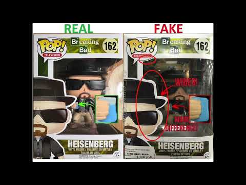 Funko Pop Legit Guide "Real Vs Fake": HEISENBERG #162 – BREAKING BAD