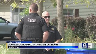 Husband and wife found dead in Orleans County home